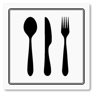 Jídelna, 148x148mm, bílá, Utah